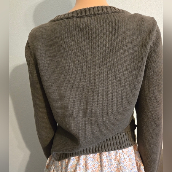 Ralph Lauren Women's Khaki Crew Neck Sweater - Picture 3 of 7